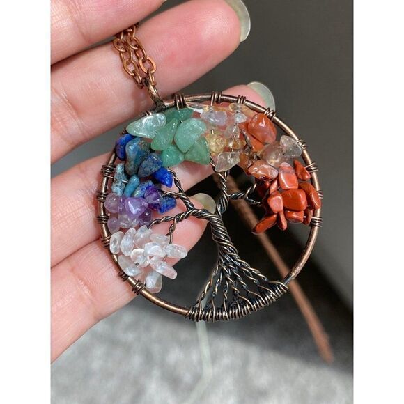 Long Tree Necklace   - Picture 2 of 2